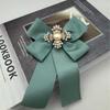 Versatile French Pearl Bow Tie and Brooch for Clothing Necklines