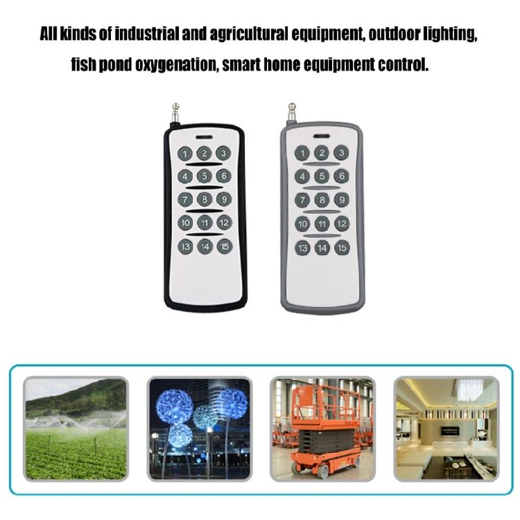 15 Buttons Transmitter for Light Control 315Mhz/433Mhz Long Distance 1527 Chip Learning Code Wireless Remote Controller