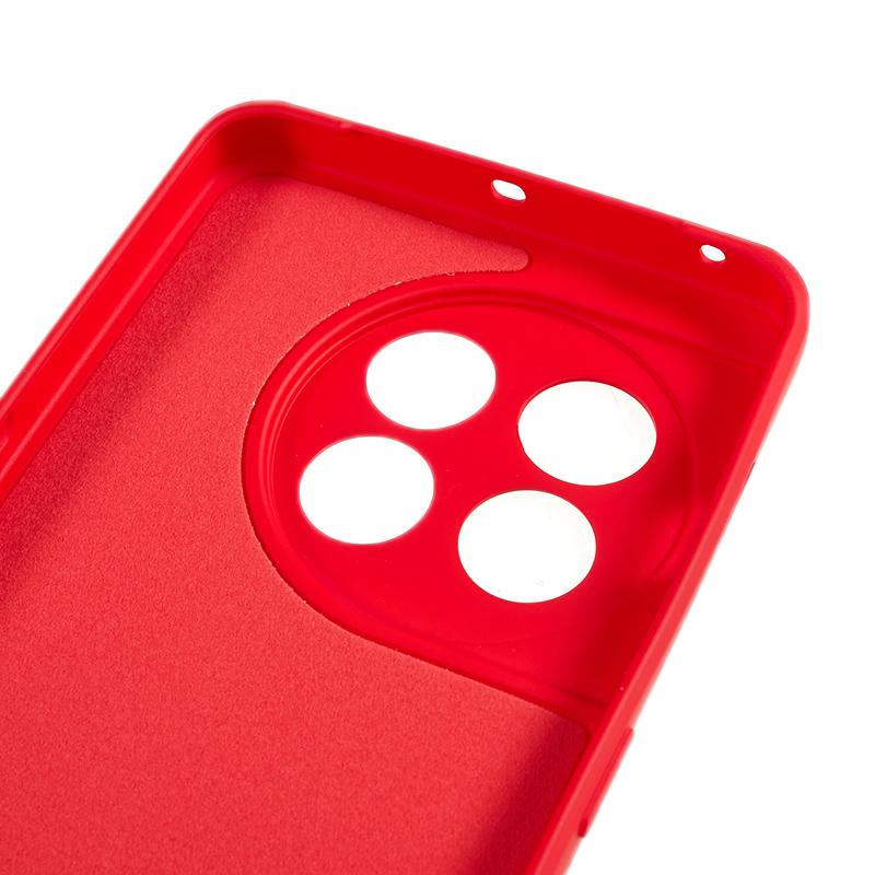 Für OnePlus 11 5G TPU Handyhülle Glatte Haptik Gummierte Abdeckung mit Faserfutter