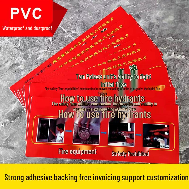 Fire Safety Signage: Extinguisher & Hydrant Use and Placement