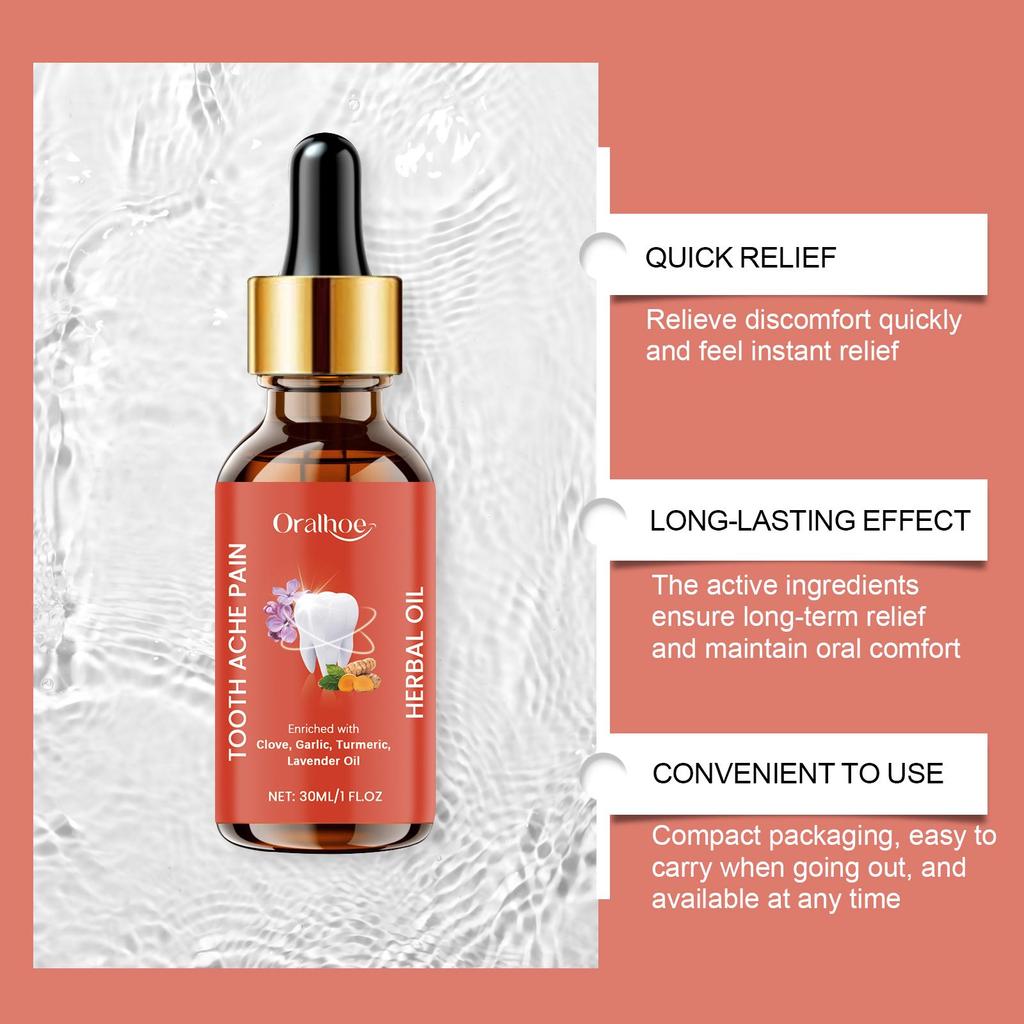 Oralhoe Herbal Dental Care Essence Skånsom pleie Munn Tenner Tannkjøtt Kjølig komfort Naturlig friskhet