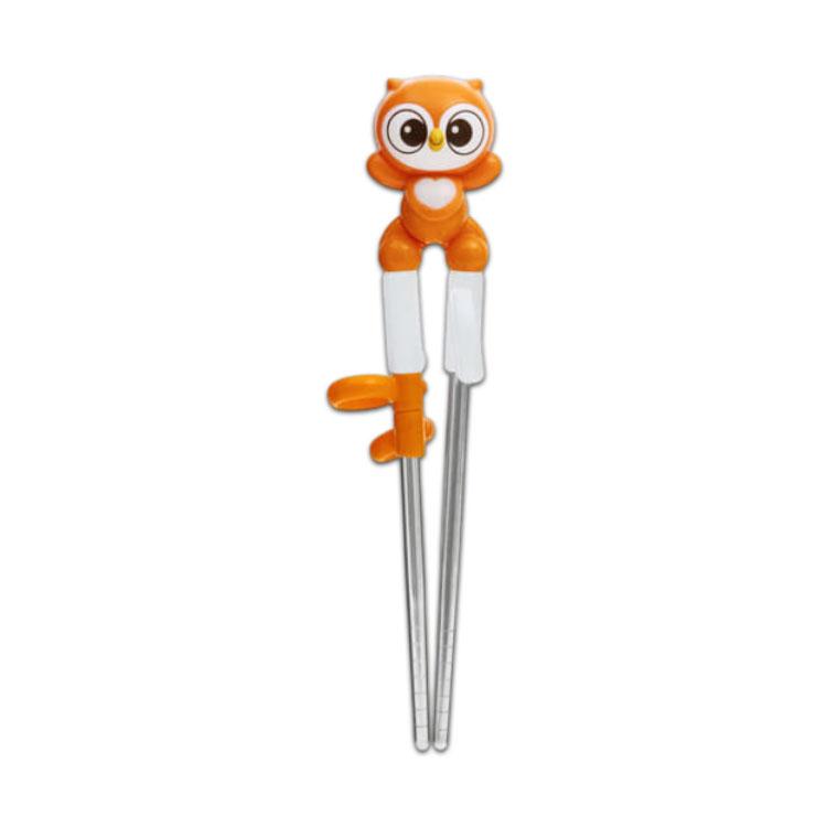 Edison Friends 3D Stainless Training Chopsticks Step 1 Right-Handed – Owl Ollie Owl Ollie