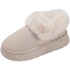 Fashion 2025 New Women's Autumn and Winter Thick Snow Boots Winter New Round Head Suede Anti-slip Wear-resistant Plush Short Boots