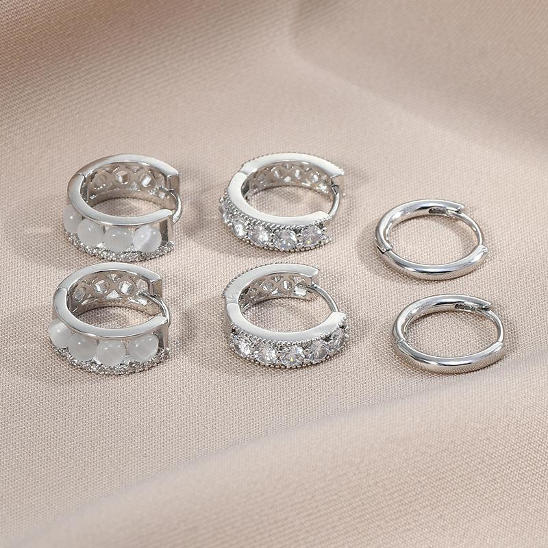 2023 Korean C-Shaped Ear Cuffs: Simple, Versatile Design with Three Pairs of Earrings