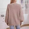 Vintage Solid Color V Neck Knitwear Cardigan Loose Long Sleeve Sweater Top for Autumn Winter