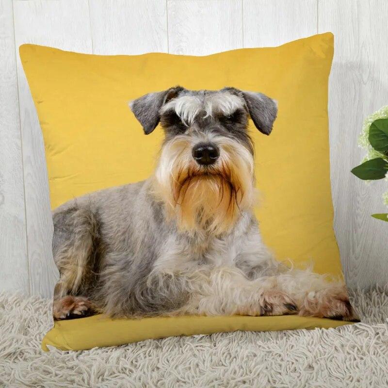 Pillowcase Schnauzer  Modern Home Living Room Decoration