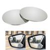 Driver Passenger Side Stick-On Adjustable Blind Spot Mirrors Pack of 2 Convex Mirror Frameless Side Rear View Mirror