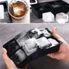 8 Grid Silicone Ice Cube Mold with Lid Large Ice Tray for Home Bar Ice Making