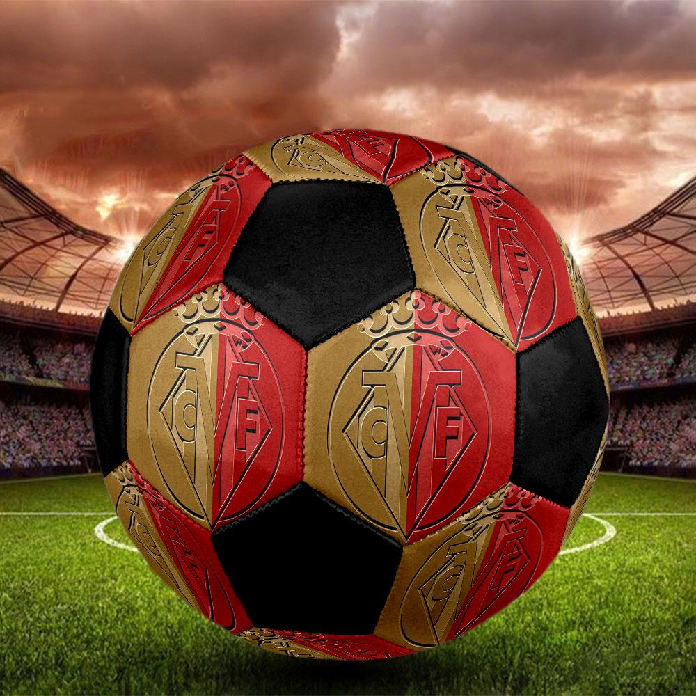 1PC Villarreal football size 5 soccer ball PrahaIndoor Soccer Ball Colorful All Ages Machine Stitched PVC Competition Ready Durable High-Bounce