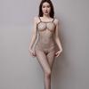 Sexy Open Crotch Transparent Black Fishnet Bodystocking Stockings For Women