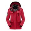 Two-Piece Waterproof Windproof Outdoor Couples Jacket with Cotton Padding