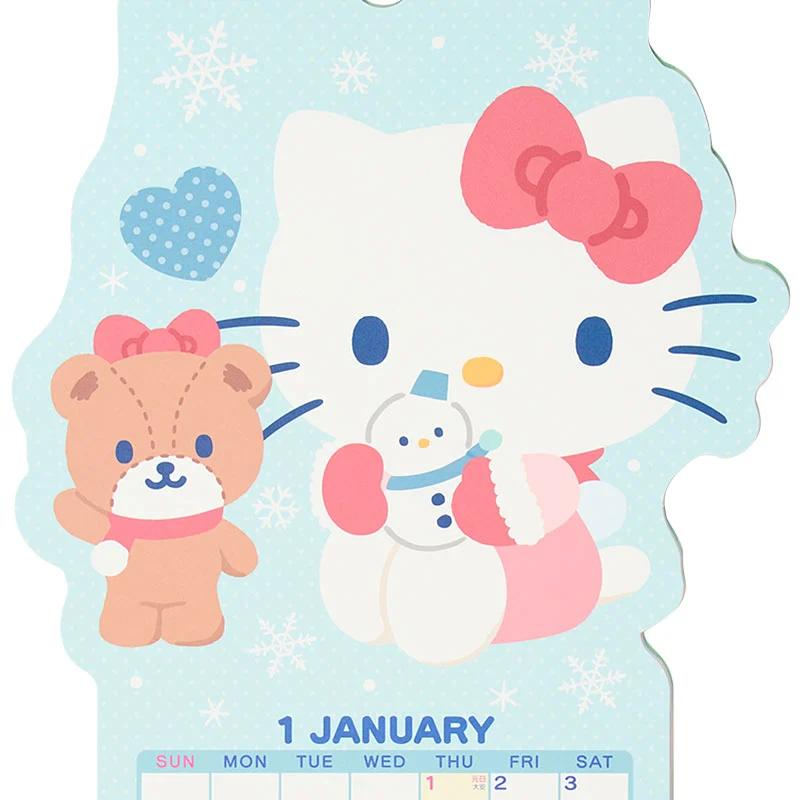 Sanrio Hello Kitty Vyřezávaný kalendář 2026 Japonsko NOVÝ Sanrio Postavy