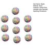 10Pcs 20mm Large Hole Beads Sparkling Rhinestone Colorful Jewelry Beads DIY Jewelry Making Pens Keychains Necklaces Round Sparkling Beads