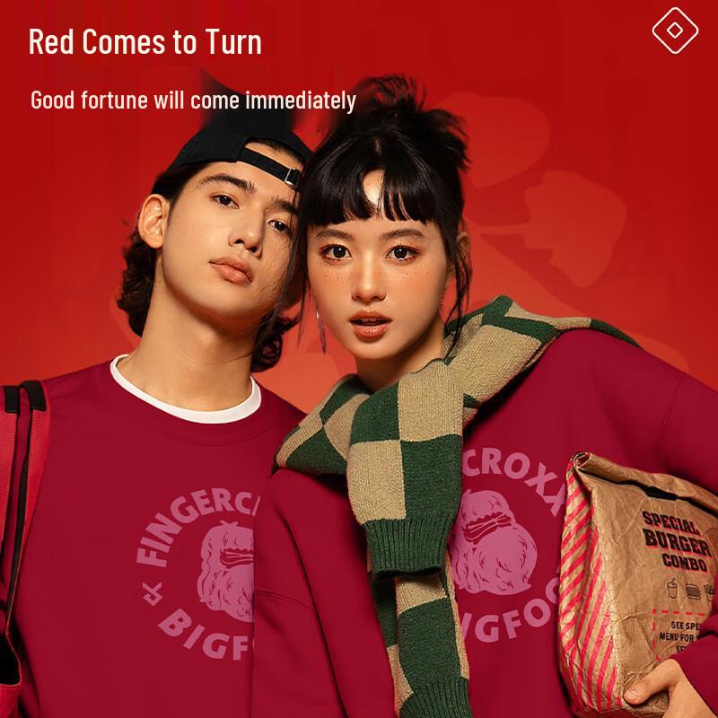 Fingercroxx IT Sherpa Fleece Crewneck Sweatshirt