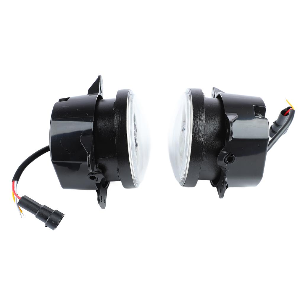 2Pcs Bumper Fog Lights Waterproof 4Inch LED High Brightness Fog Driving Lights Replacement for Jeep Wrangler