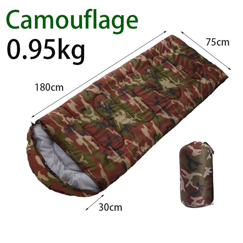 0,7-1,3 kg Sacco a Pelo da Esterno Autunno Inverno Primavera Interno Mantieni Caldo Sacco a Pelo con Cappuccio Attrezzatura da Viaggio Campeggio Escursionismo Coperta per Riposo