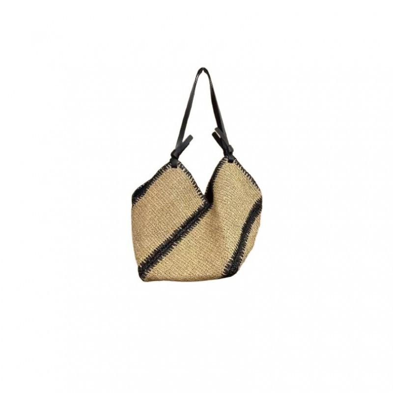 

Original Sample Fashionable Lazy Knitting Large Capacity Seaside Tote Shoulder Holiday Commuter Straw Bag Women s High version is available in stock
