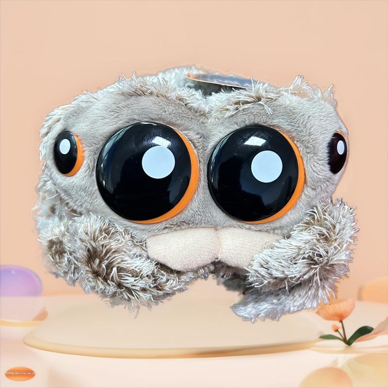Lucas the Spider Plush Doll Figurine - Jumping Spider Christmas Toy