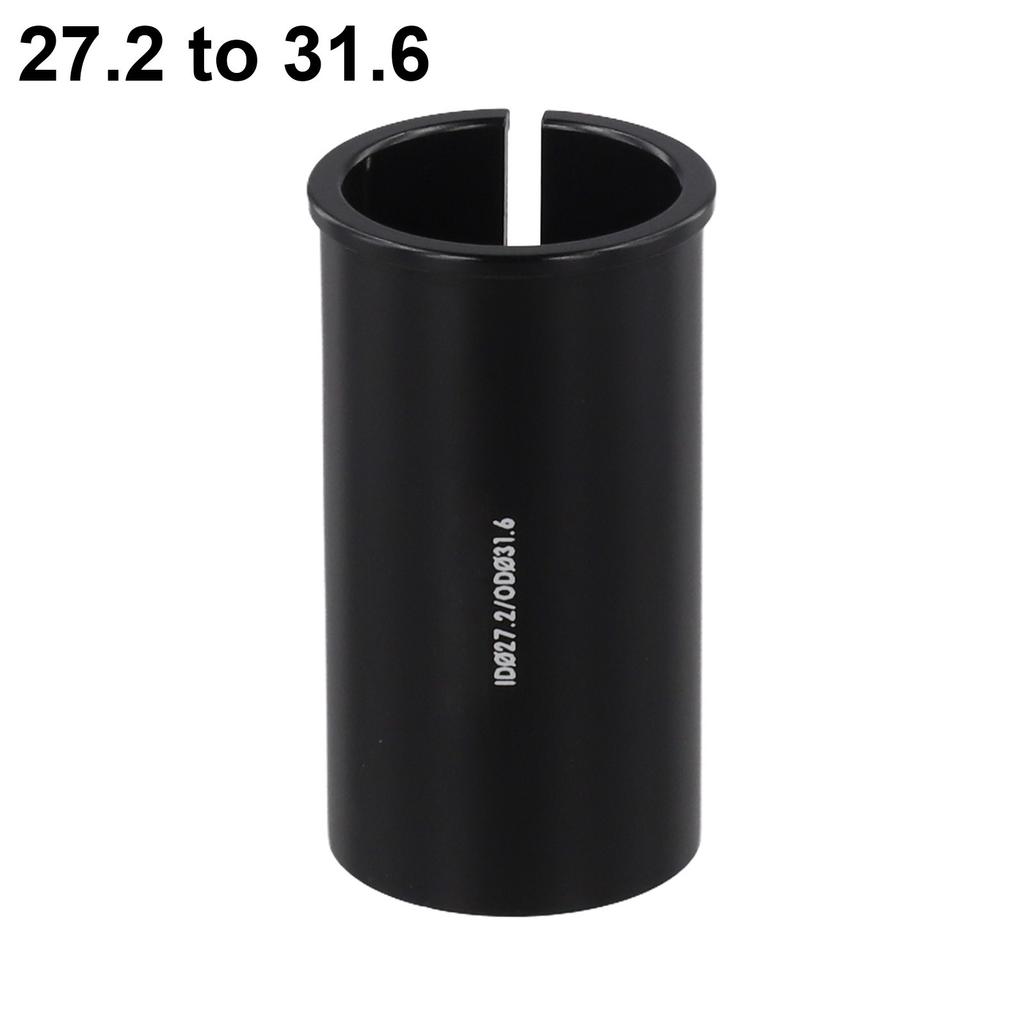 Seat post tube Black Bicycle Bike Cycling Shim Sleeve Reducer Converter