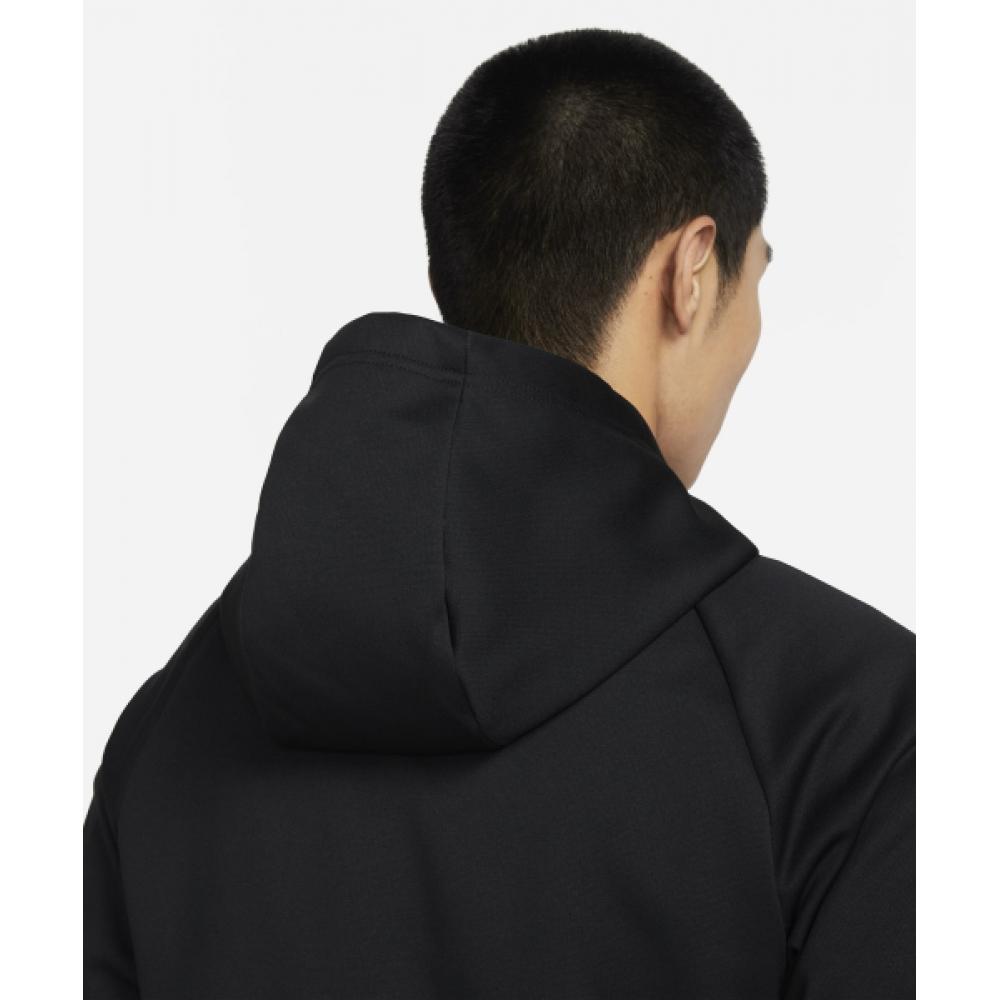 Nike TherMafit Pullover Fitness Hoodie M   Black White  Dq4835 010