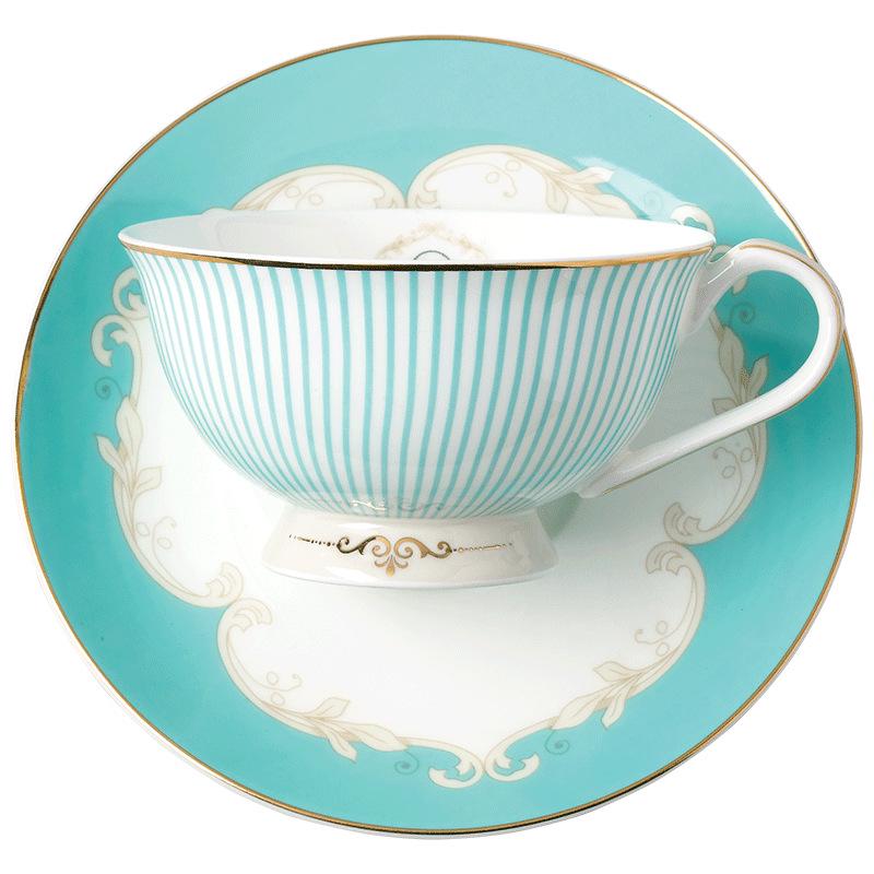 Creative European Bone China Tea Set: Cup, Saucer, Teapot, Dessert Plate, Double-Layer Fruit Bowl, Mix & Match