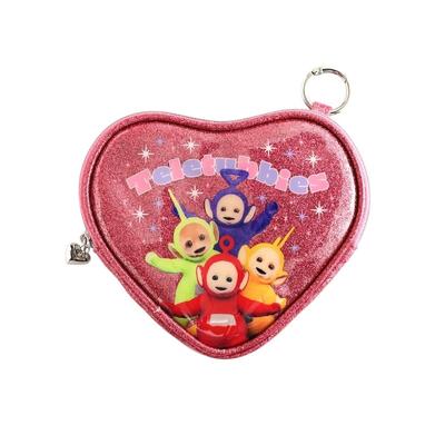 Teletubbies Mini Heart-Shaped Pouch, Pink, TLL-045