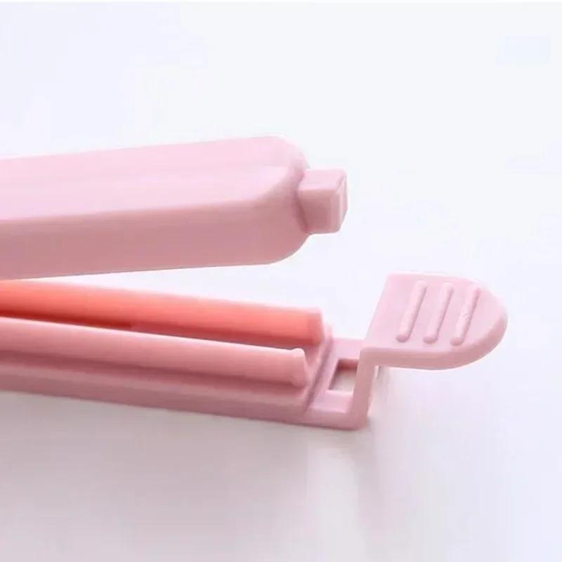 Bag Clips Food Snack Sealing Clip Portable Kitchen Storage Accessories Tool Elastic Buckle Package Bag Clamp