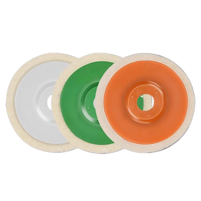 

SEAMETAL 3pcs Polishing Wheels Polishing Pad Grinding Disc Angle Grinder Accessories Angle Grinder WheelFelt Polishing Disc Polisherwheel 4pcs