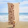 1 Stück 2D Flache Capybara Strandtuch, Saugfähig, Ideales Sommer Strand Pool Reise Geschenk, Vielseitiges Handtuchtuch für Outdoor & Tägliche Nutzung