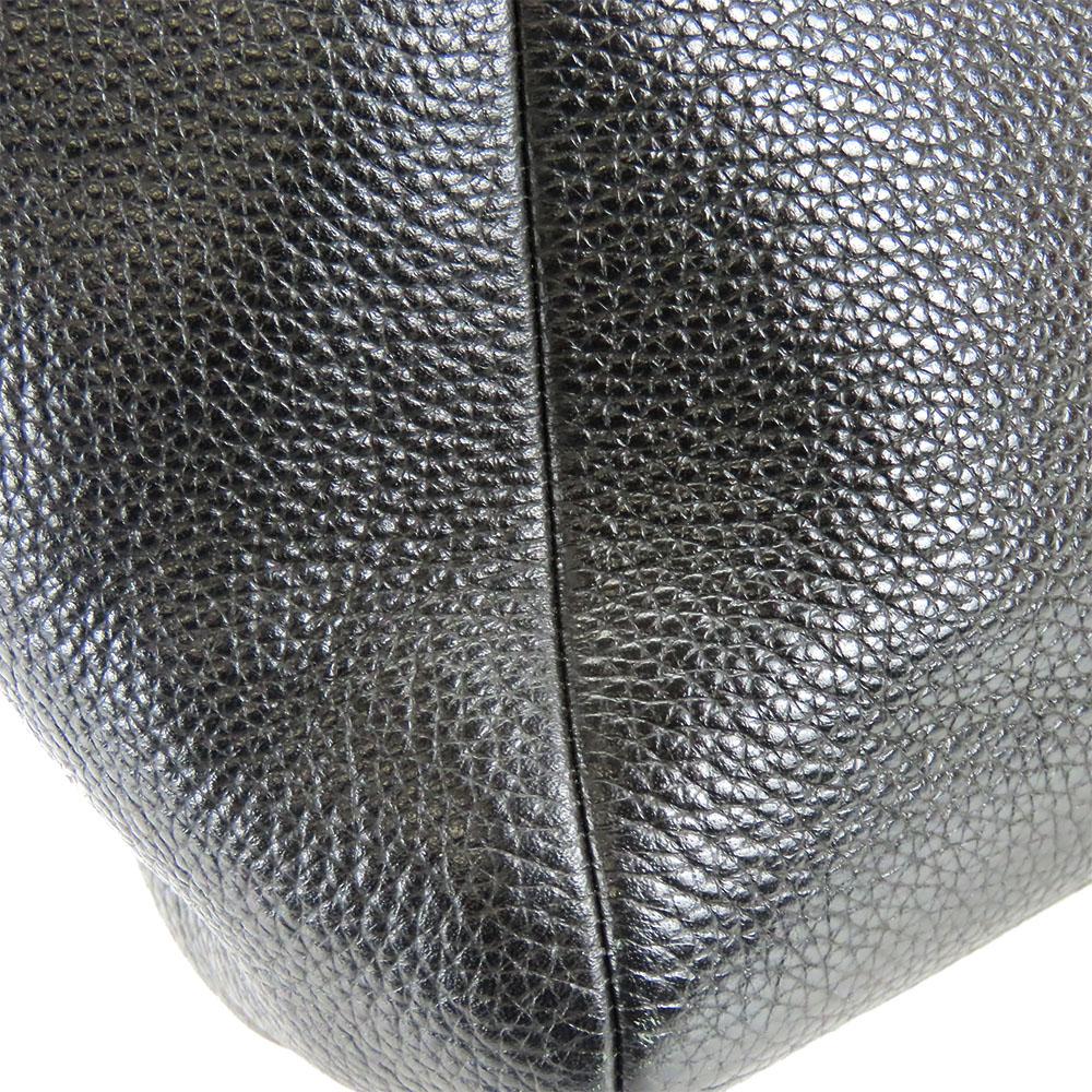 Used COACH Handbag F59354 leather black Butterfly motif