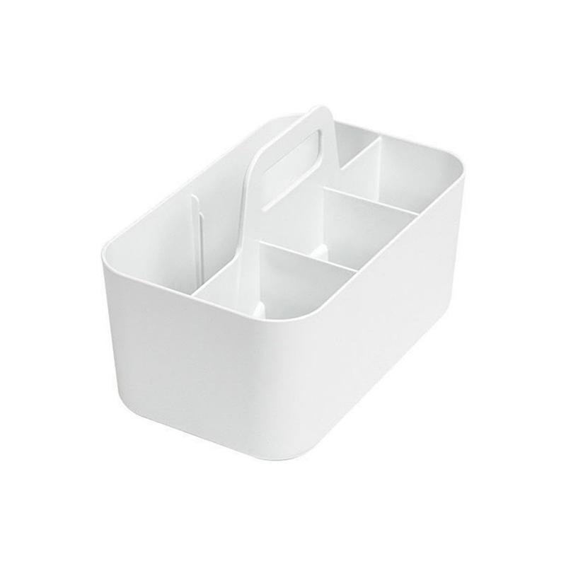 

5-ярусная пластиковая корзина для хранения с ручкой - Портативный держатель для карандашей и настольный ящик для хранения канцелярских принадлежностей для школы 1&5