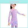 Childrens Swimwear Girls Long Sleeve Long Pants Sunproof Suit For Water Activities