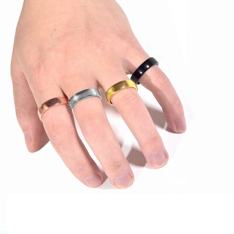 4Pcs Wide Open Magnetic Ring Adjusable Lymphatic Drainage Therapeutic Magnetic Ring Unisex for Adult Thanksgiving Gift
