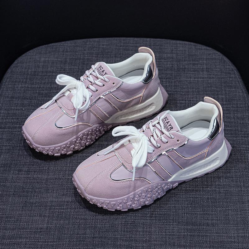 

Обувь Dexun женская 2025 версия-взрыв интернет-знаменитости шнуровка тренд ins стиль колледжа спортивная универсальная платформа кроссовки папины туфли женская обувь 40