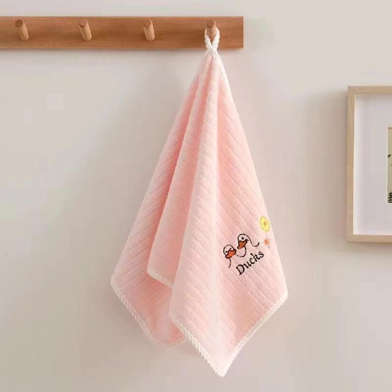 Cartoon Children's Towel Coral Fleece Face Towel Soft Small Towel