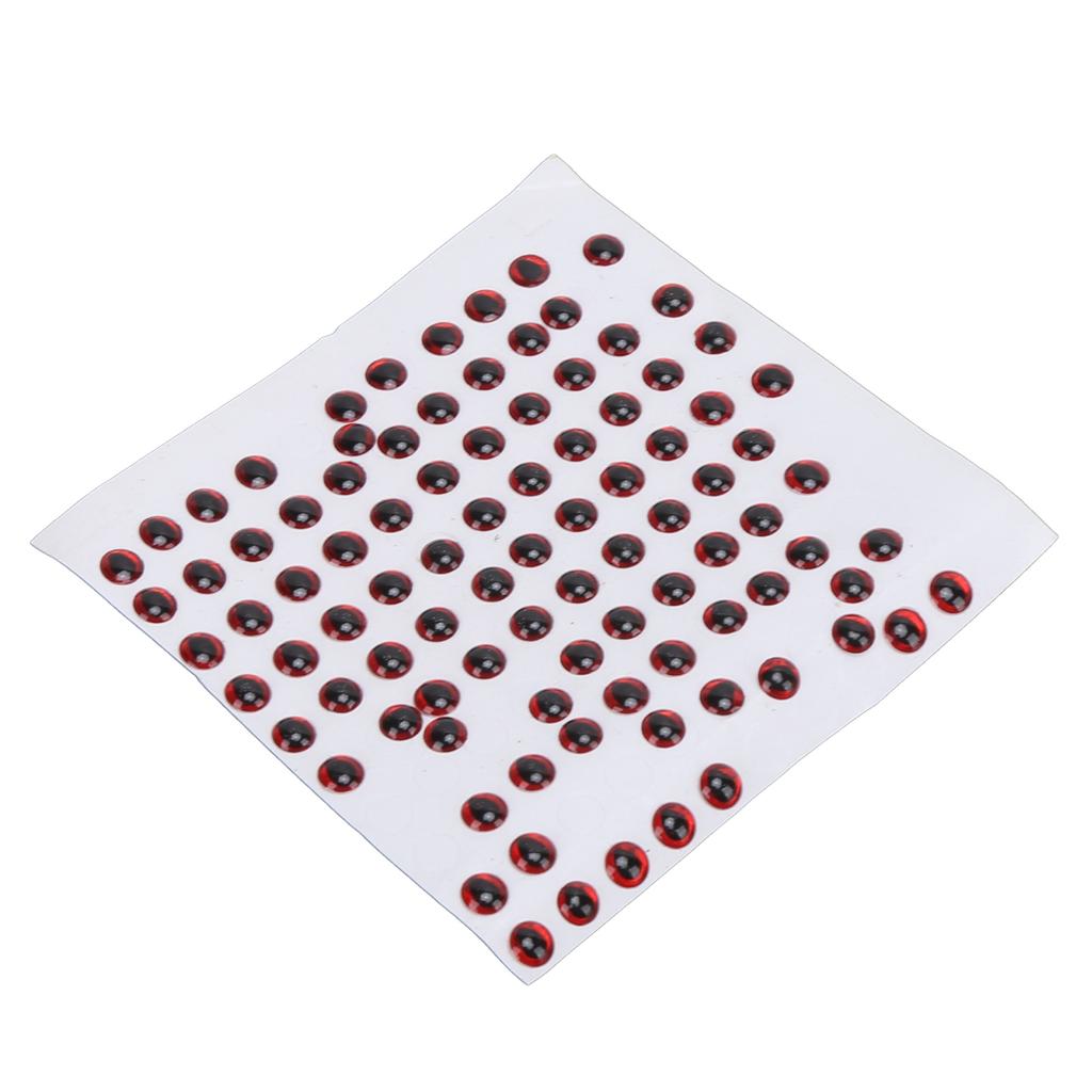 100 Pcs Fishing Lure Eyes 3D Simulation Fisheye Sticker for Fly Tying Lures Crafts DIY Materials