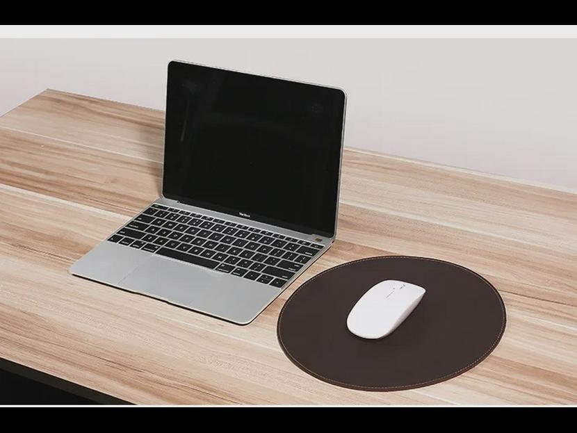 Thick Crazy Horse Leather Desk Pad: Genuine Non-slip Mouse Pad & Laptop Mat