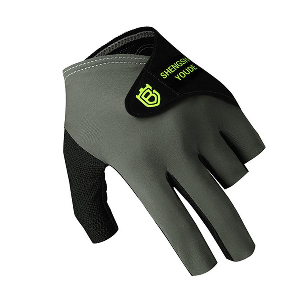 Left Hand Billiards Glove Non Slip Billiard Training Gloves Half Fingers Glove  Fitness Accessories