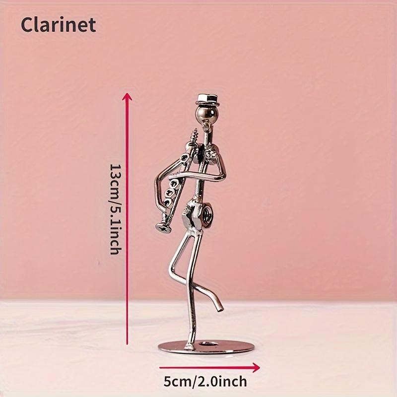 Elegant Metal Guitarist Handcrafted Statue - Iron Music Sculpture, Perfect Choice for Home and Office Decor, Ideal Gift for Music Lovers