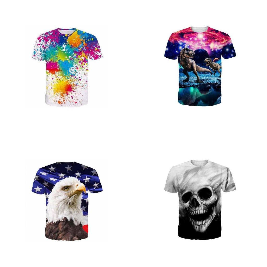 Space Galaxy Skull 3d Print Womens Mens Casual Tshirt Short Sleeve Graphic Tee With Vibrant Design