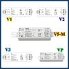 V1 V2 V3 VP V5-M Skydance DC12-24V 1/2/3/4/5CH RGBW RGB+CCT RGB Controller 2.4G For Led Strip Light Single Color CCT LED Dimmer