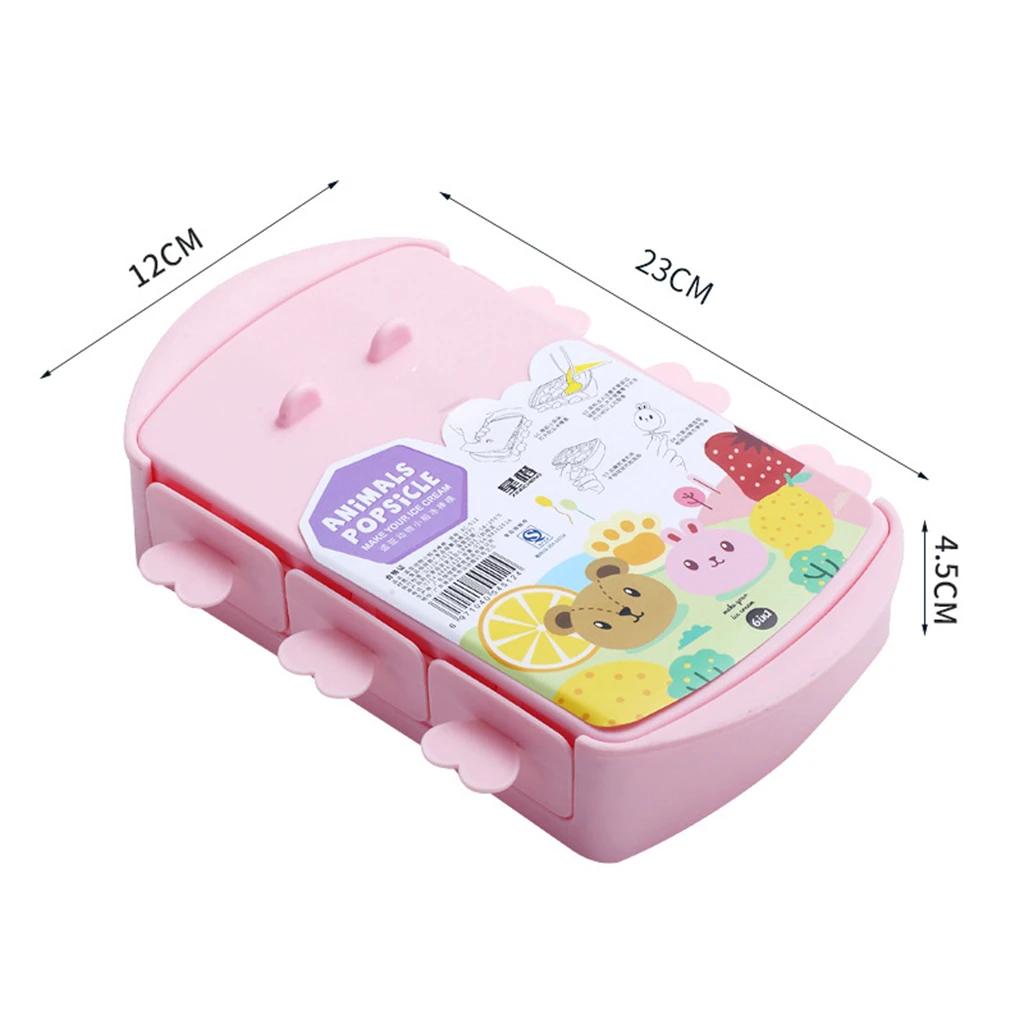 Cartoon  Popsicle Mold Ice Cream Mold Ice Cube Maker Ice Cube Tray Ice Mould For Party Bar Kitchen Ice Pop Maker Mould Ice Tray