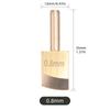 1pcs Leather Edge Soldering Iron Brass Head, DIY Process Pressure Edge Sealing Soldering Iron Tips Tool, DIY Leather Edging Tool