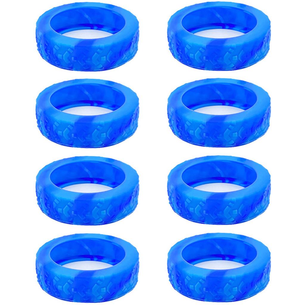 8 STÜCKE Einfach zu installierende Silikon-Radabdeckungen für Koffer Bewahren die Stabilität und Sicherheit Ihres Gepäcks