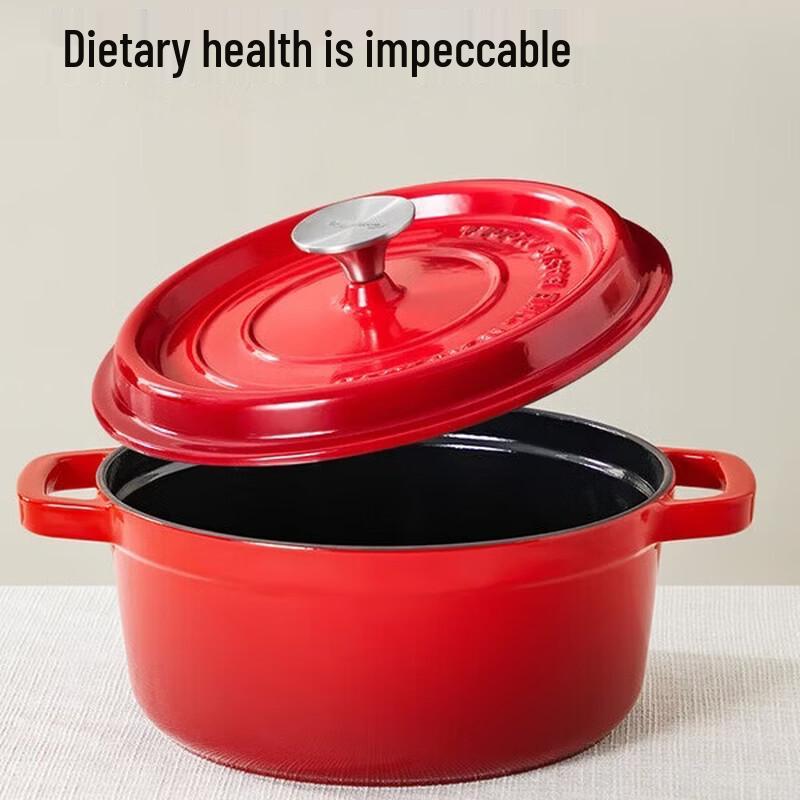 COOKER KING 22cm Enamel Cast Iron Pot