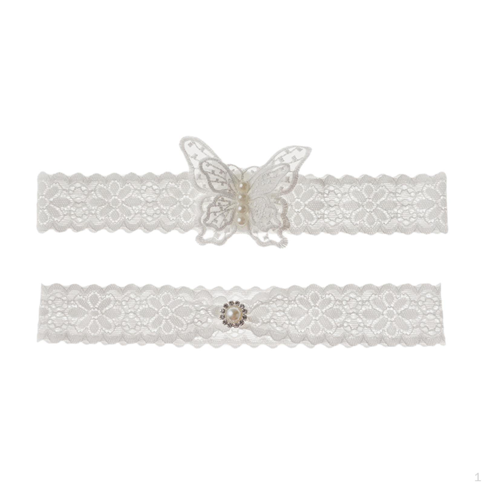 

Свадебная подвязка с бусинами для бедра, кружевные кольца для ног для танцев и выступлений Style B