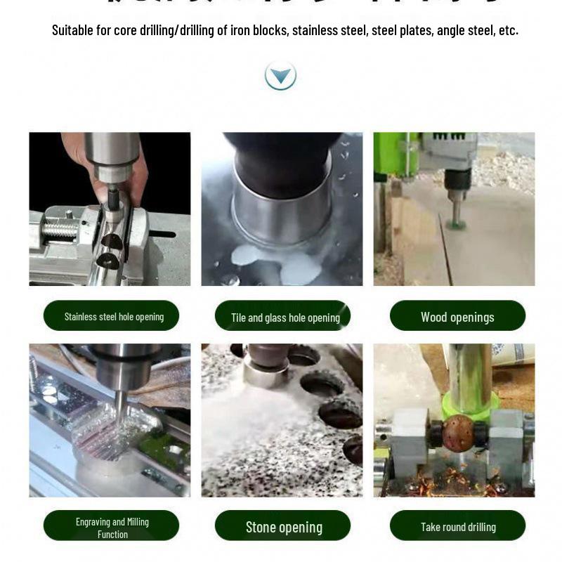 High-Precision Miniature Bench Drill: Industrial-Grade Small Drill Press for Woodworking and Household Use