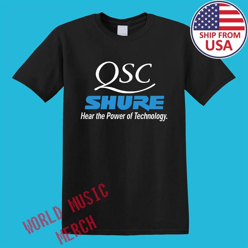 QSC Shure Audio Men s Black Size S-5XL 2XL