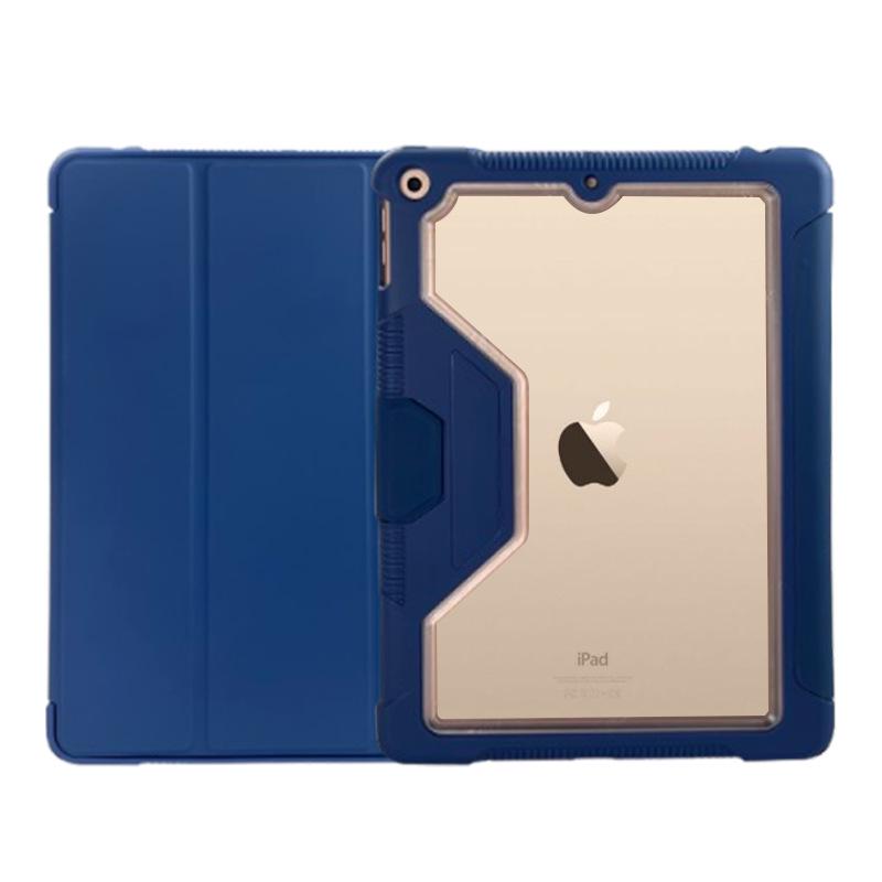 Apple iPad 10.2 Protective Leather Case with Magnetic Stand and Anti-Fall Design for 2019-2021 Models.