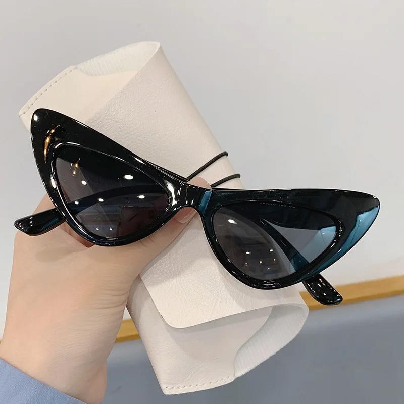 New Fashion Vintage Cat Eye Sunglasses Women Luxury Brand Designer For Female Punk Sun Glasses Trending Sexy Ladies Shades UV400